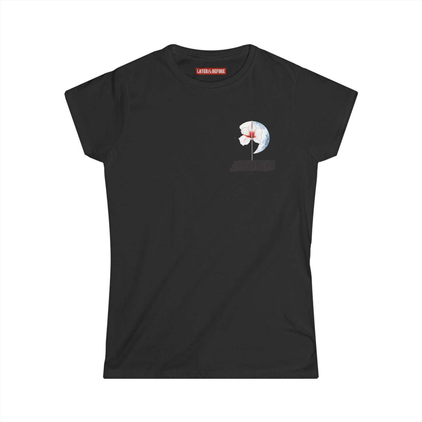 Flower Moon High - Cotton T-Shirt - for Her