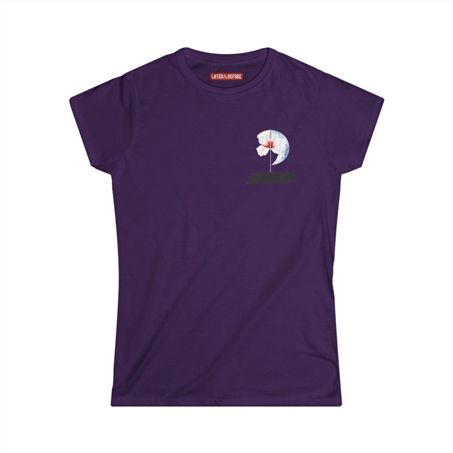 Flower Moon High - Cotton T-Shirt - for Her