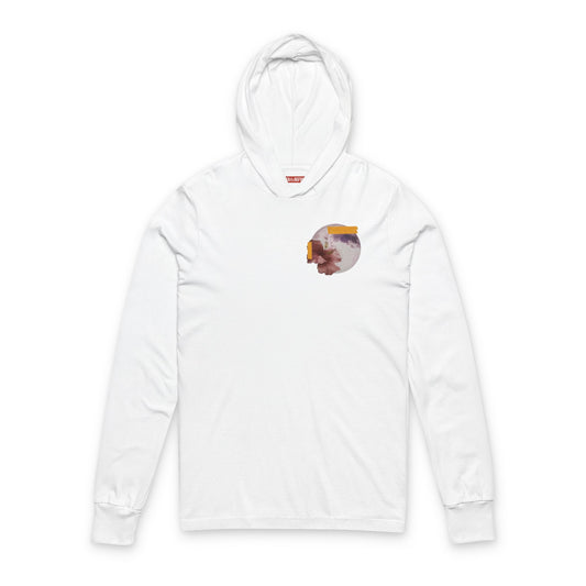 Some Yellow & Flowers - Long Sleeve Hooded Tee