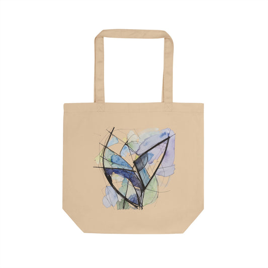Butterflies Canvas Eco Tote Bag in eco-friendly cotton canvas with comfortable shoulder straps and spacious design for everyday use.

Cream shopping bag with artistic butterfly design. 100% organic cotton and vegan approved.