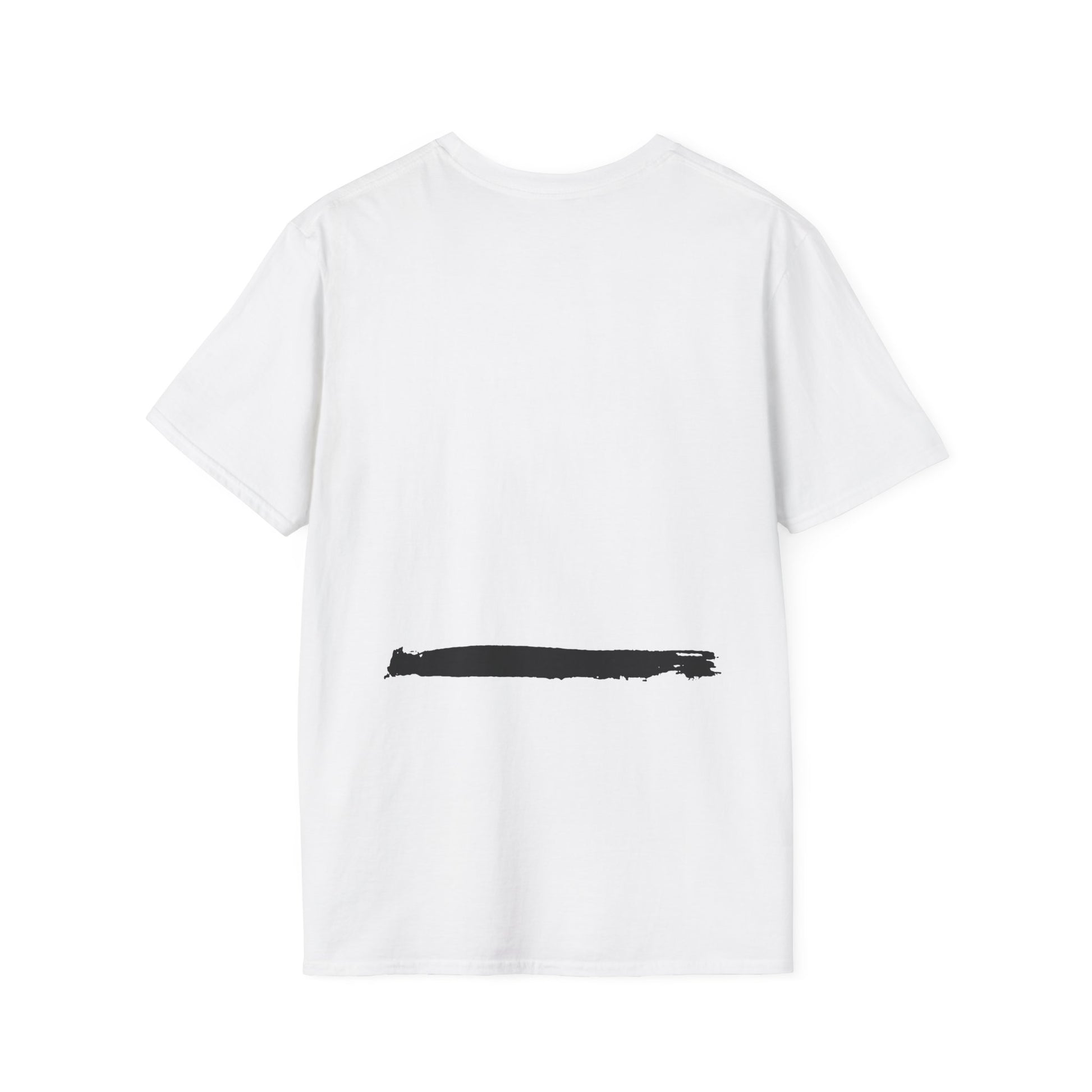 White t-shirt with a black horizontal line on the back

Minimalist Later&Before cotton t-shirt in 100% ring-spun cotton. Soft, durable, and ethically sourced. Seamless construction for a versatile everyday essential.
