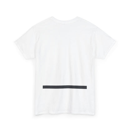 White t-shirt with a black line design on the back

Relaxed fit cotton t-shirt in 100% ring-spun cotton. Soft, heavyweight fabric. Ethically sourced everyday essential.