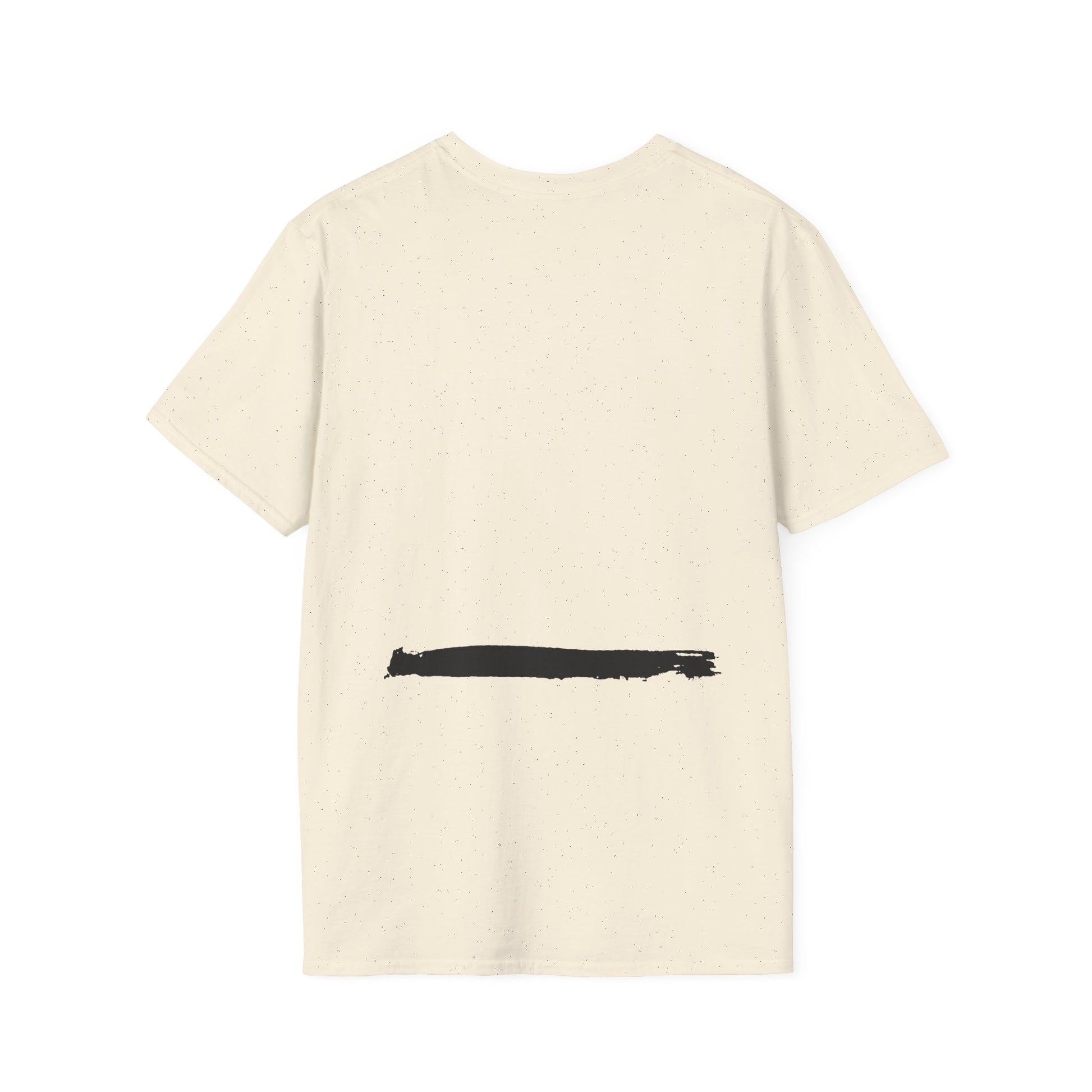 Cream t-shirt with a black line design on the back

Minimalist Later&Before white cotton t-shirt in 100% ring-spun cotton. Soft, durable, and ethically sourced. Seamless construction for a versatile everyday essential.